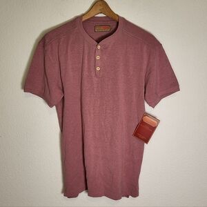 NWT Dash Conifer Lane Hemp/Organic Cotton Henley T-shirt size Small